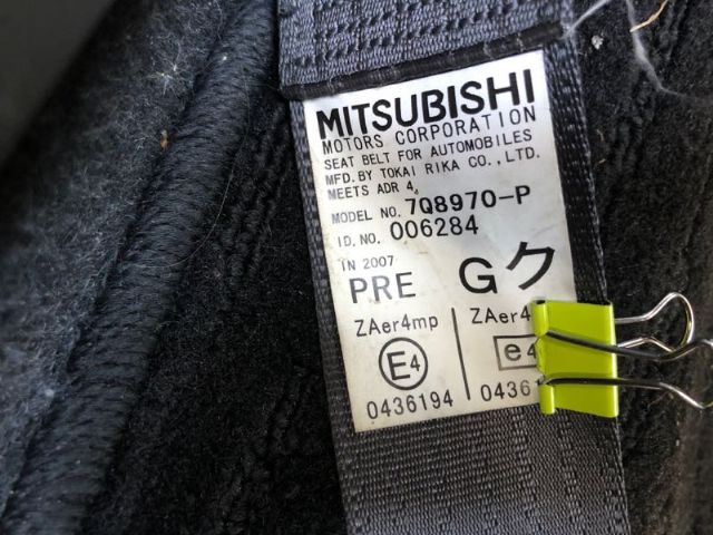 Mitsubishi Galant CY4A 2007 LF Seat Belt