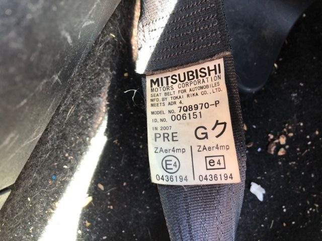 Mitsubishi Galant CY4A 2007 LF Seat Belt