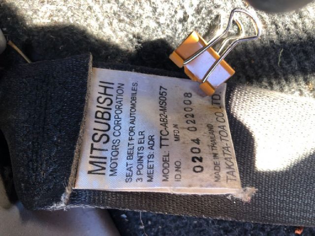 Mitsubishi L200/Triton KB8T 2006-on LF Seat Belt